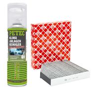 Filtro Interno Febi 105817 + Pulitore Climatizzatore Per Mercedes Classe C GLC