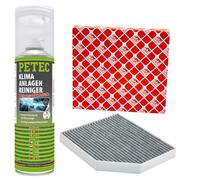 Filtro Interno Febi 31375 + Pulitore Clima Per Audi A5 A4 Q5 Porsche