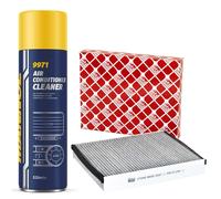 Filtro Interno Febi 37049 + Pulitore Clima Per Ford Focus III Berlina