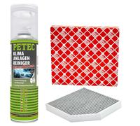 Filtro Interno Febi 38658 + Pulitore Clima Per Audi A6 A7 A8 Bentley