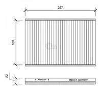 Filtro Interno Filtro Dell'Aria Filtro Antipolline Per Fiat Strada Pick-Up 178E