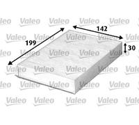 Filtro Interno Particellare 198Mm VALEO Per OPEL AGILA (B)