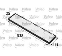 Filtro Interno Particellare 536Mm VALEO Per VW SHARAN
