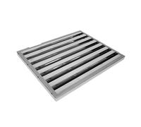 Filtro lamellare AllSpares senza maniglie adatto per cappe aspiranti per la rist