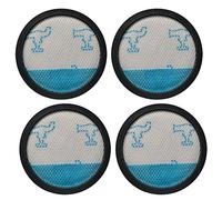 Filtro lavabile riutilizzabile per aspirapolvere Row*enta Powe*rline Extre*me Cyclo*nic aspirapolvere scope RH81 (4 pezzi)