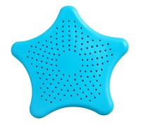 Filtro Lavello a Forma di Stella in Silicone, Antiscivolo, Universale per Lavelli Standard, Riutilizzabile, Previene Otturazioni, Facile da Pulire - Colore Azzurro