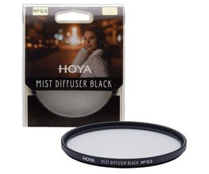 Filtro lente Hoya Mist Diffuser Black No0.5 82 mm senza rivestimento