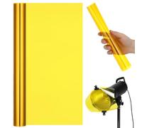 Filtro Luce Giallo PET per Lampada da Terra e Pannelli LED | Progetti Artistici e Produzione Video, Alta Trasmissione, Tonalità Stabile, Montaggio Rapido, Effetto Colore