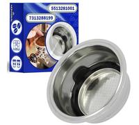 Filtro Macchina Caffe a Due Setacci con Codice Originale 5513281001 7313288199 per DeLonghi - Garanzia di 10 Anni - MONTERAL