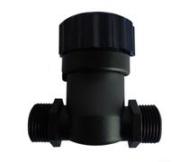 Filtro magnetico per caldaia con misuratore di portata G3/4, disincrostante per sistema di riscaldamento a pavimento, filtro magnetico anticorrosione maglia da 0,4 mm per caldaie