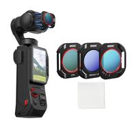 Filtro magnetico per obiettivo per fotocamera Insta360 Luna Pro, kit filtri CPL/Diffusion 1/4/LPR, accessori per la protezione dell'obiettivo, lenti in vetro ottico/telaio in alluminio, set da tre