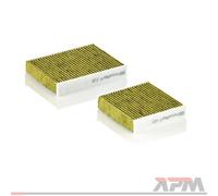 MANN-FILTER FP 21 000-2 Filtro aria cabina - FreciousPlus Filtro Antipolline Biofunzionale - (set da 2) per Autovetture + veicoli commeriali