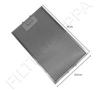 FILTRO METALLICO 34 X 21,9 CM ELICA TURBOAIR ES3000 421919 GF067A