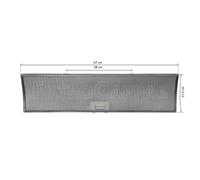FILTRO METALLICO 67 x 17,3 CM PER CAPPA ELICA TURBOAIR AOSTA 10801290470