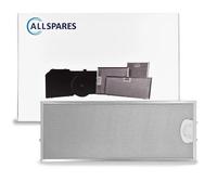 Filtro metallico AllSpares per cappe aspiranti compatibili con ATAG ETNA e Pelgr