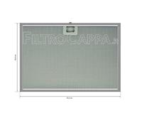 Filtro metallico alluminio 25,3 x 20,9 cm per cappa Faber IN-NOVA X A90 133.0442