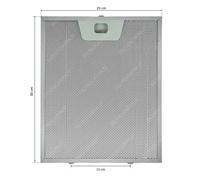 Filtro metallico alluminio 25,3 X 30 cm per cappa FABER FRANKE GALA STILO 133.00