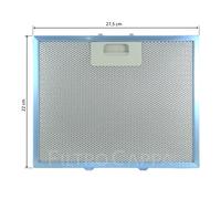 Filtro metallico alluminio 27,5 x 22 cm per Cappa ELICA TURBOAIR GF024A