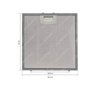 Filtro metallico alluminio 29 x 26,2 cm per Cappa Tecnowind Eletta 90 SPK5298