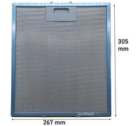Filtro Metallico in Alluminio per Cappa Elica 267 x 305 x 9 mm JASMIN - JOY ISLA