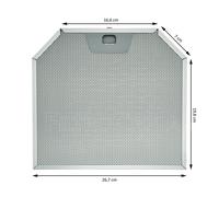 FILTRO METALLICO PER CAPPA FABER FRANKE CYLINDRA 133.0017.598