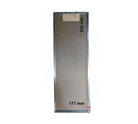 Filtro metallo alluminio 177x533x9mm cappa cucina Faber Elica Turboair Ariston