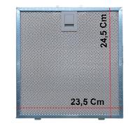 Filtro metallo alluminio antigrasso 23,5 x 24,5 Cm cappa cucina Falmec