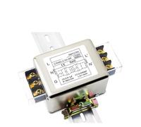 Filtro monofase AC 220V CW4EL2 morsettiera 3/6A rail 20/30A-SR servo anti-interferenza doppio stadio AC 220V(CW4EL2-3A -SR guide rail)