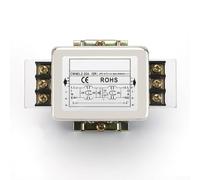 Filtro monofase, Filtro di alimentazione tipo ferroviario, Morsettiera bipolare 220V per filtro di alimentazione di purificazione EMI CW4L2 (30A sì)