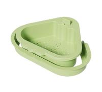 Filtro multifunzionale triangolare per lavello e contenitore compatto per la separazione dei rifiuti della cucina, piccolo filtro per angoli della cucina