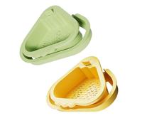 Filtro multifunzionale triangolare per lavello e contenitore compatto per la separazione dei rifiuti della cucina, piccolo filtro per angoli della cucina