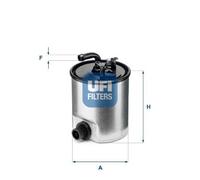 FILTRO NAFTA UFI PER MERCEDES SPRINTER VITO VANEO CDI 2.2 JEEP GRAND CHEROKEE
