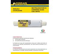 FILTRO NEUTRALIZZATORE CONDENSA ACIDA PER CALDAIE A CONDENSAZIONE FERRARI mini