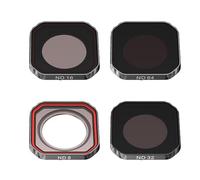 Filtro obiettivo 4 in 1 ND8-ND64 in lega di alluminio per AcePro2, impermeabilizzante e resistente ai graffi, sistema di montaggio rapido, densità multipla per action camera