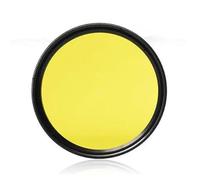 Filtro Obiettivo,Filtro Polarizzatore 37 40,5 43 46 49 52 55 58 62 67 72 77 82mm Obiettivo for fotocamera DSLR Filtro colorato rosso arancione giallo verde blu viola(62mm,Yellow)