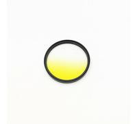 Filtro Obiettivo,Filtro Polarizzatore Filtro colorato graduato da 30 37 40,5 43 52 55 58 67 72 77 82 mm for obiettivo della fotocamera(43mm,Graduated Yellow)