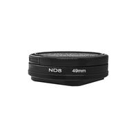 Filtro obiettivo per fotocamera Insta360 Ace Pro, anello adattatore per filtro in alluminio da 49 mm e filtri UV/CPL/ND8 49 mm, protezione UV per obiettivo, accessori per obiettivo Action Camera (ND8)