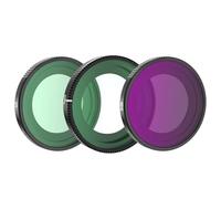 Filtro obiettivo per Insta360 GO 3S, ND16 ND64 riduzione della luce GO3S UV CPL fronte-retro vetro ottico telaio in alluminio filtro action camera lente accessori (UV+CPL+ND16)