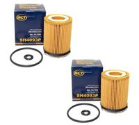 Filtro Olio 2 X SCT Sh 4093 P per Mercedes a B SLK Sc GLK Glc Gla e Cla