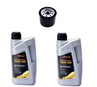 Filtro Olio + 2x Olio Motore Per Honda Rasentraktor Con Motore Briggs&Stratton
