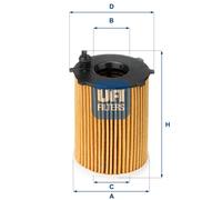 FILTRO OLIO 500 PANDA PUNTO 25.128.00 UFI