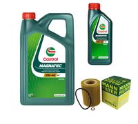 Filtro Olio 6L Castrol Magnatec Diesel 5W-40 per BMW 3er Cabriolet 320 Ci 330