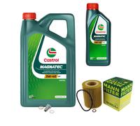 Filtro Olio 6L Castrol Magnatec Diesel 5W-40 per BMW 5er 523i 520i 528i 3er