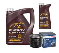 Filtro Olio 6L MANNOL Energy Formula FR 5W-30 Per Ford Fiesta VI Kuga II 1.5