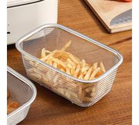 Filtro Olio A Maglia Fine - Filtro Da Cucina In Acciaio Inossidabile 8,18 * 6,88 * 1,96 Pollici | Colino Per Grasso Durevole Con Manico Per Cucinare, Friggere, Scolare | Filtrro Olio: Utensile Da Cuci