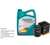 Filtro Olio ADDINOL GIGA LIGHT 5W-30 5L Per Mitsubishi Mirage/Space Star 1.0 1.2