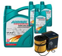 Filtro Olio ADDINOL SUPER LIGHT 5W-40 8L Per Opel Vectra C Caravan Signum