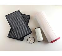 Filtro Olio, Aria 2 X Carboni Attivi BMW 5er E60 E61 520d Vedi Descrizione