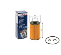 FILTRO OLIO AUDI A1 A3 A4 A5 A6 Q3 Q5 TT SEAT ALTEA XL 1.6 2.0 BOSCH F026407023