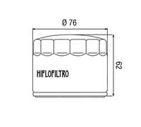FILTRO OLIO BMW R 1200 2013-2018 HIFLO HF160 RT - LC